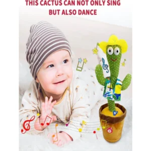 Cacto Dançante / Brinquedo Elétrico Engraçado Cacto Dançante Interativo com Voz