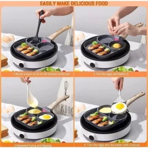 Frigideira Antiaderente Para Carne Frita Ovos Hamburgue Panela De Omelete Fundo Comeia TINNY YOU